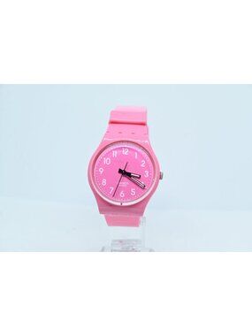 Swatch Gent Dragon Fruit Pink Quartz Watch Swiss Made Unisex 34mm 2009 GP128